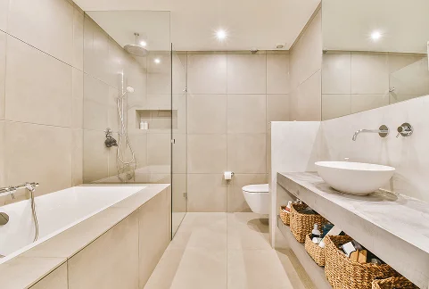 Detailed Tile Work in Bathroom Renovation