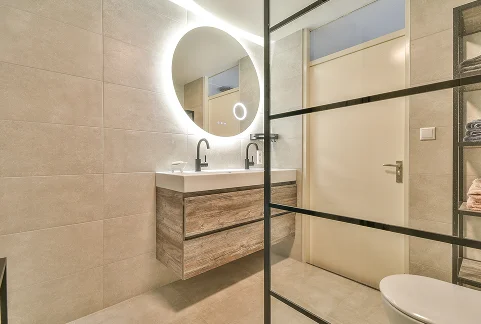 Vintage Tile Design in Bathroom Remodel