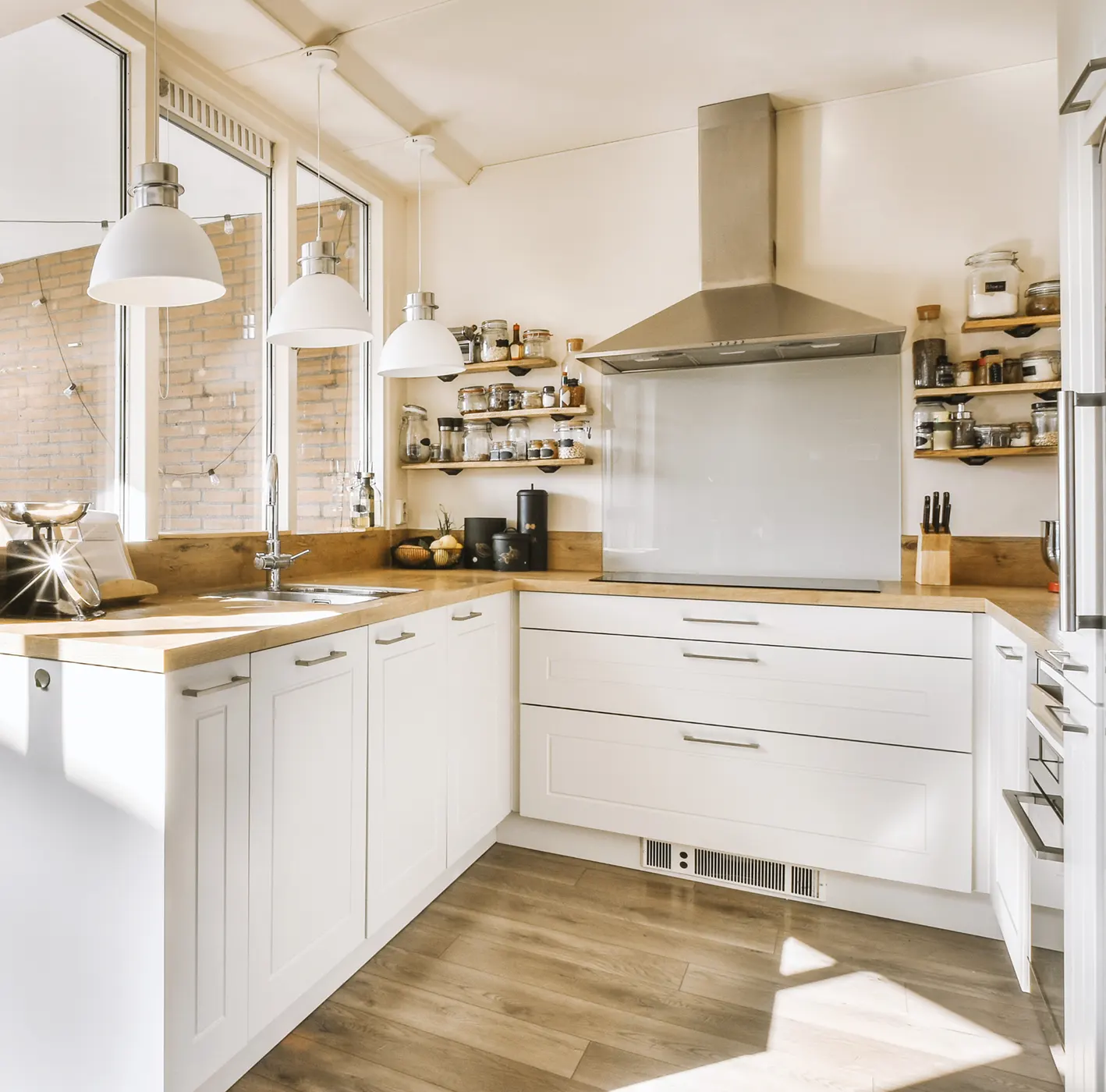 Open-Concept Kitchen with Island Seating