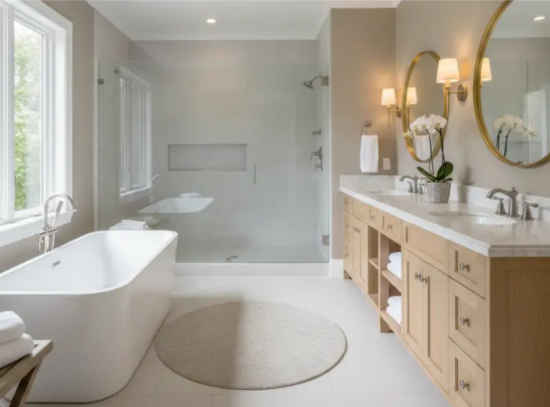 Bathroom Mirrors with Accent Lighting