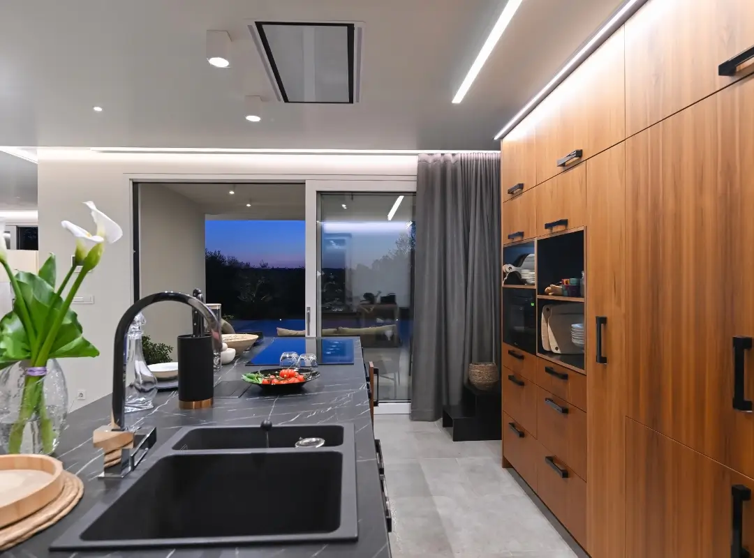 Open Plan Kitchen Layout With Island