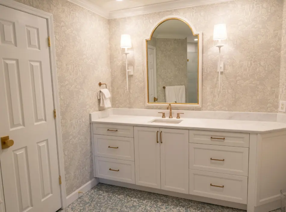 Modern Small Bathroom Storage